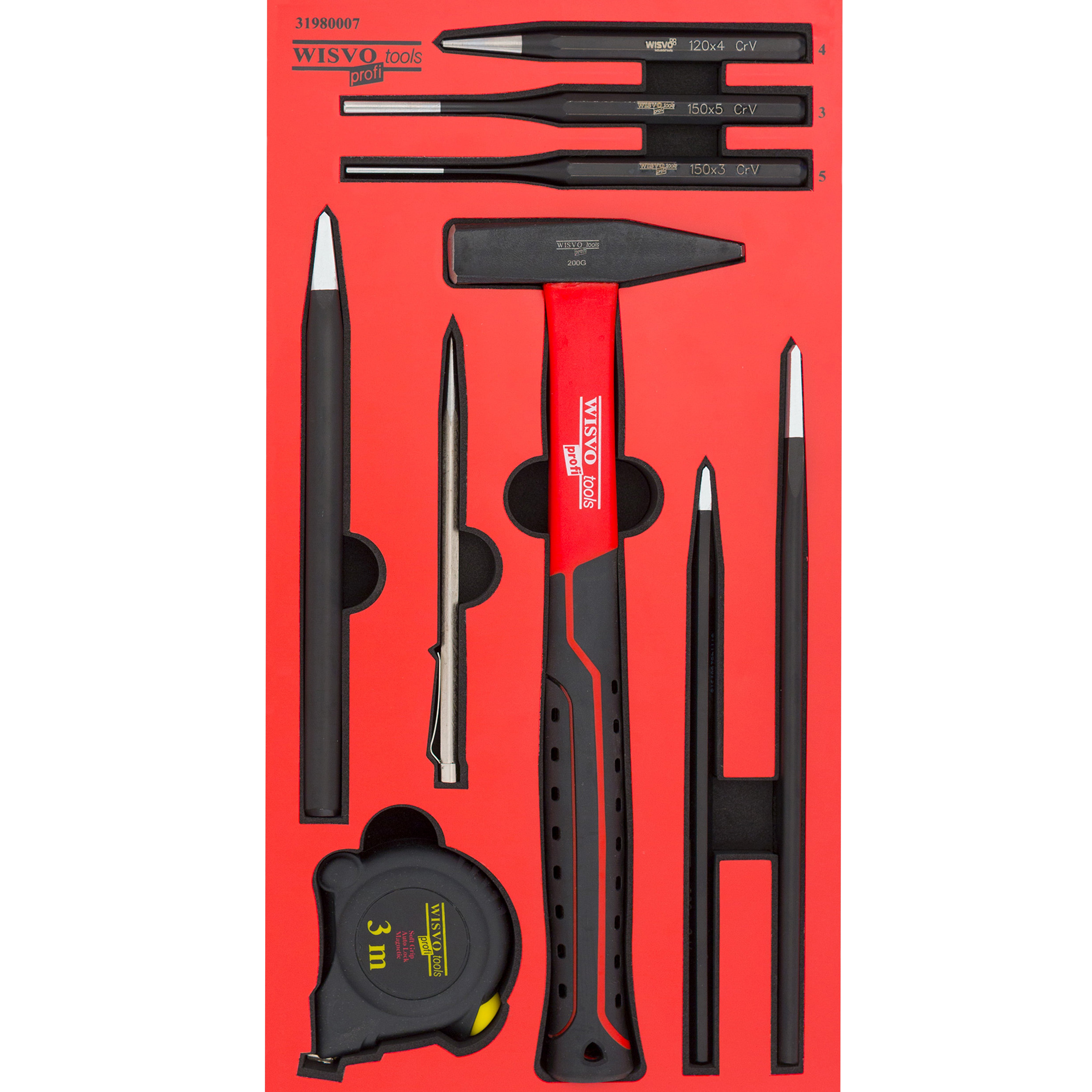 Hamer/beitelset in SOS-module 3198/7