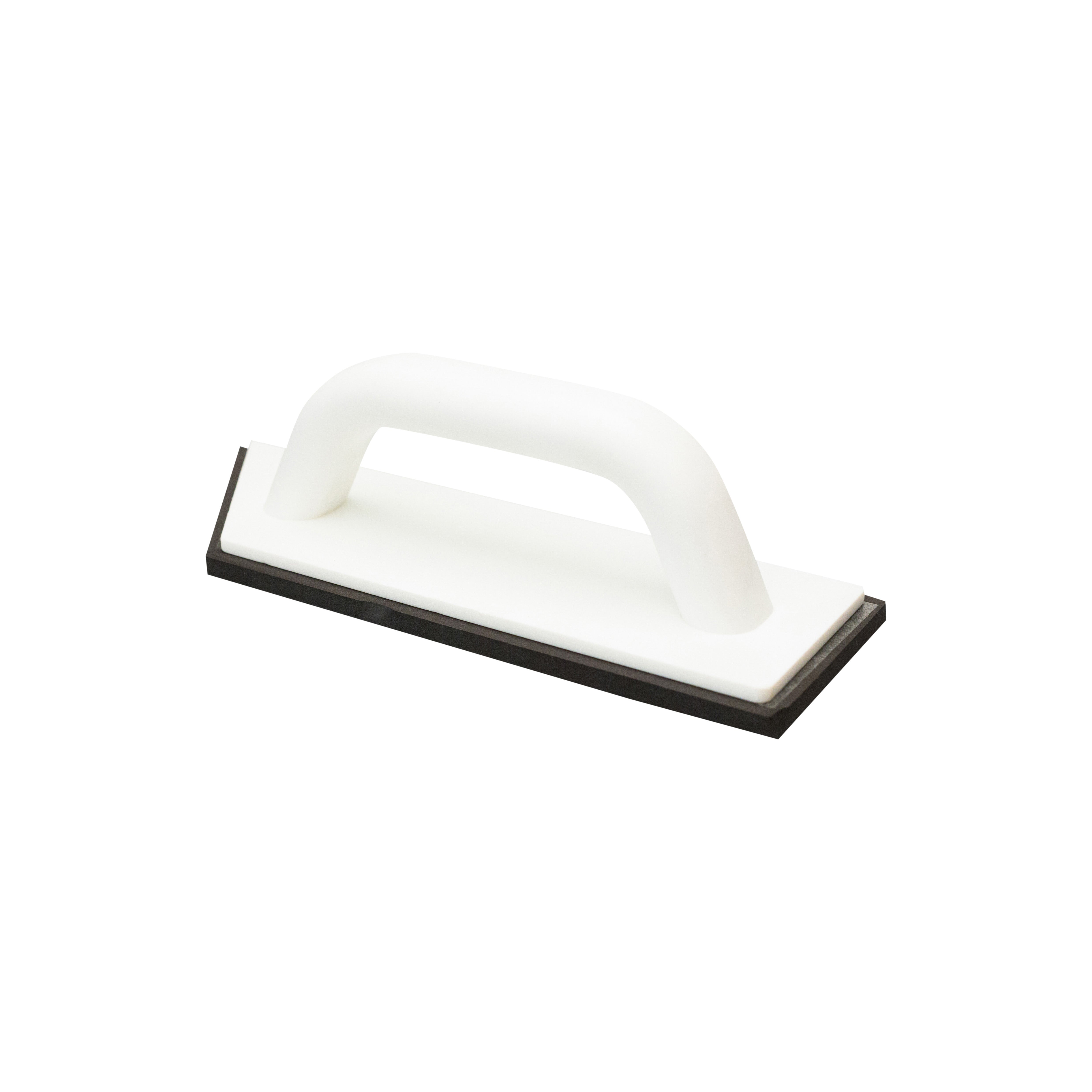 Schuurbord, met rubber, zwart 260 x 80 x 8