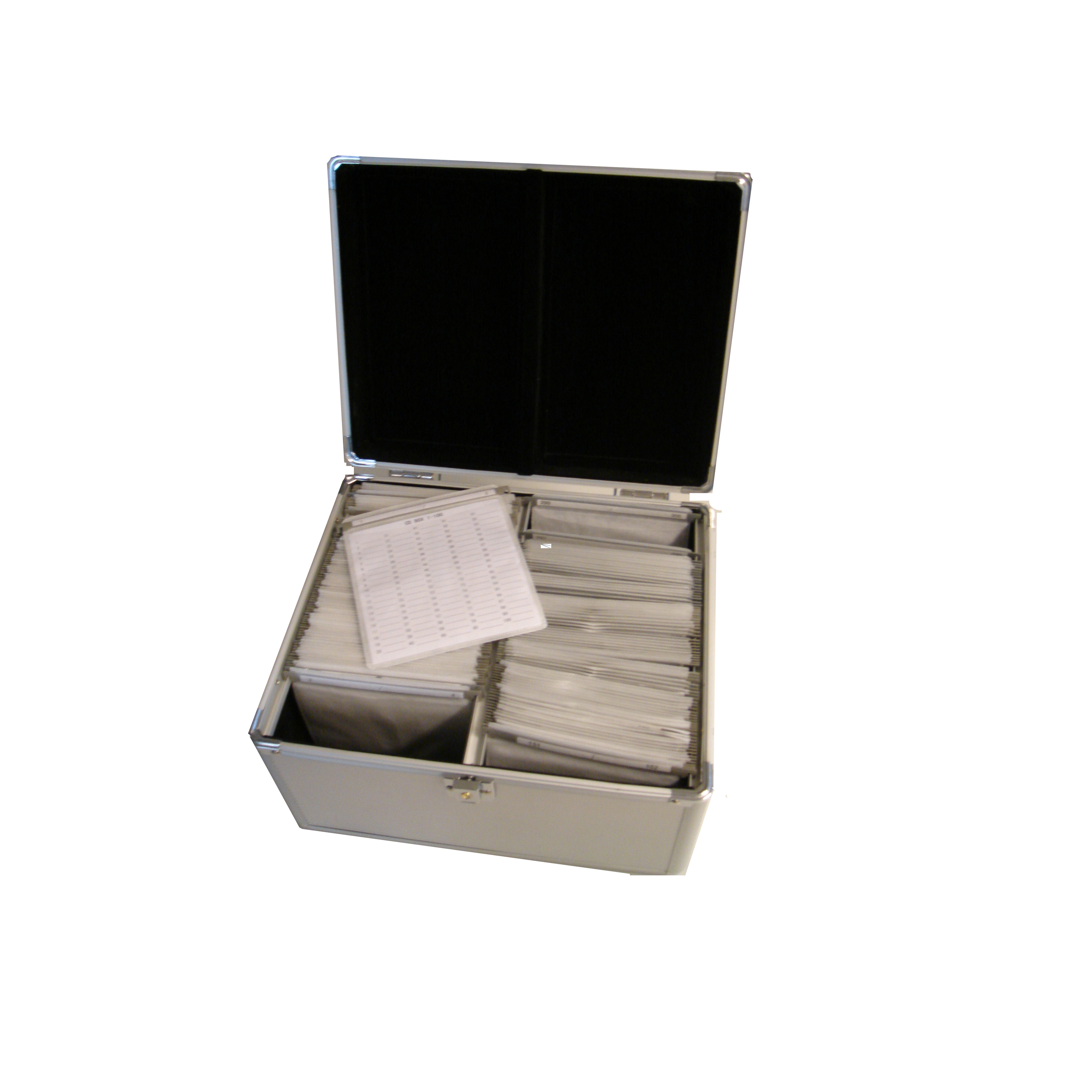 **CD/DVD-Koffer voor 300 stuks, 305 x 250 x 178