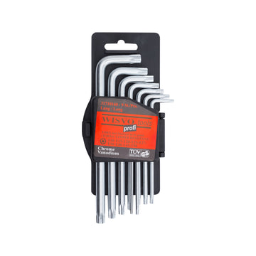 Stiftsleutelset, torx met boring, lang 3171TRTXLS TX 10 -50 /S09