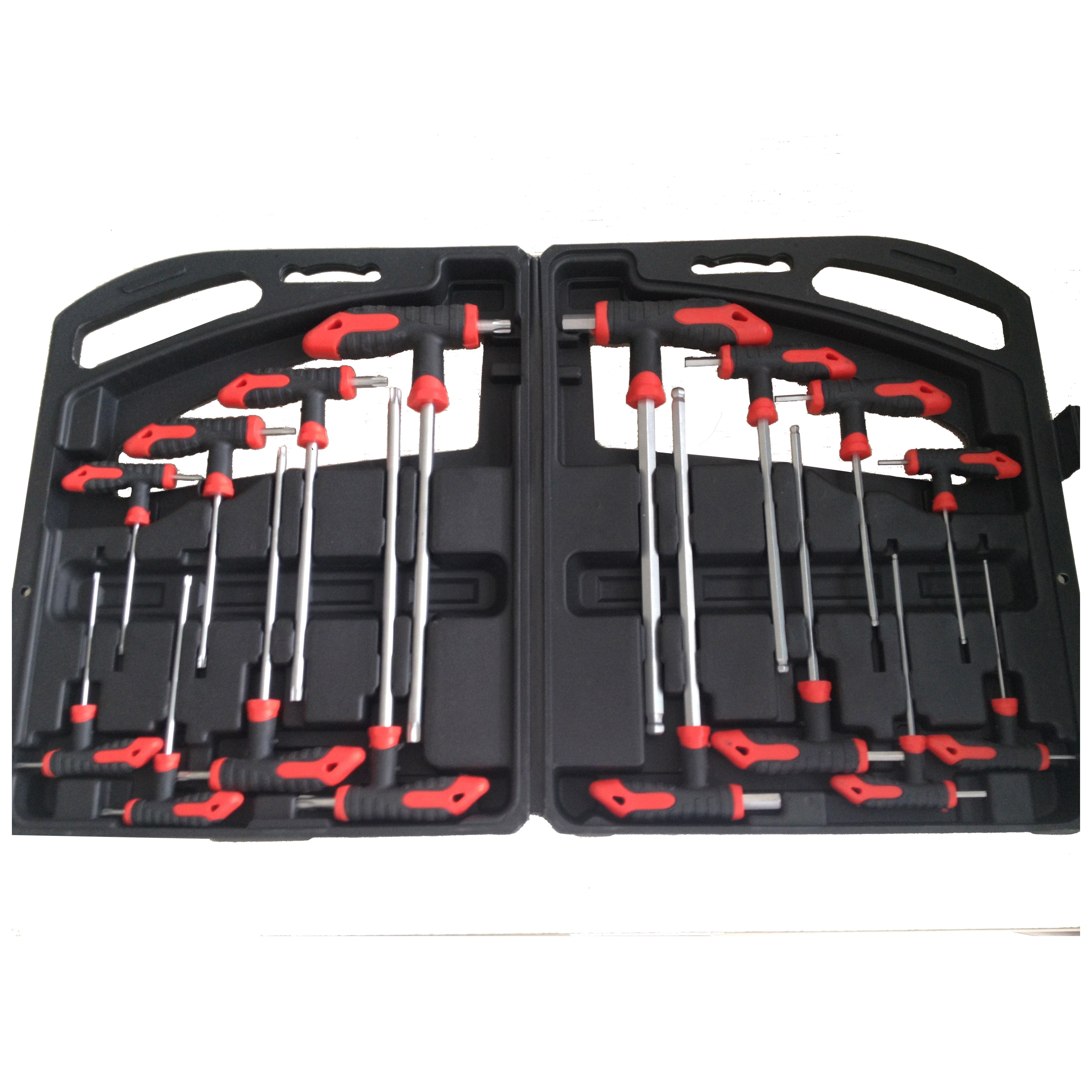 Haakse stiftsleutelset met T-greep, TX+HX 3172 S16